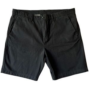 Calvin Klein black shorts, Classic flat front style
